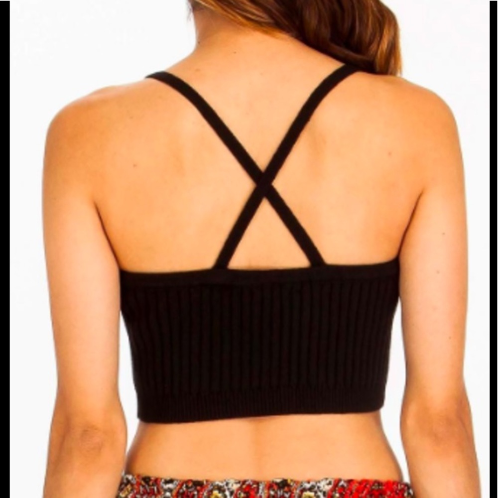 Olivaceous ribbed knit tank - Picture 5 of 7